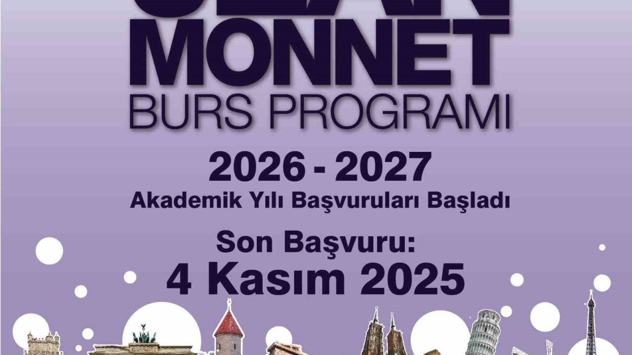 Jean Monnet Burs Programı Başvuruları Başladı