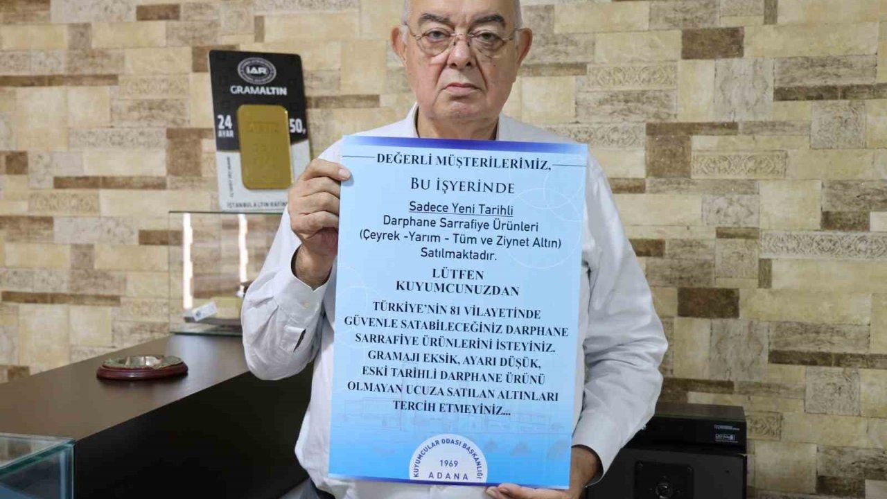 Kuyumcuları Sahte Altına Karşı Tek Yürek