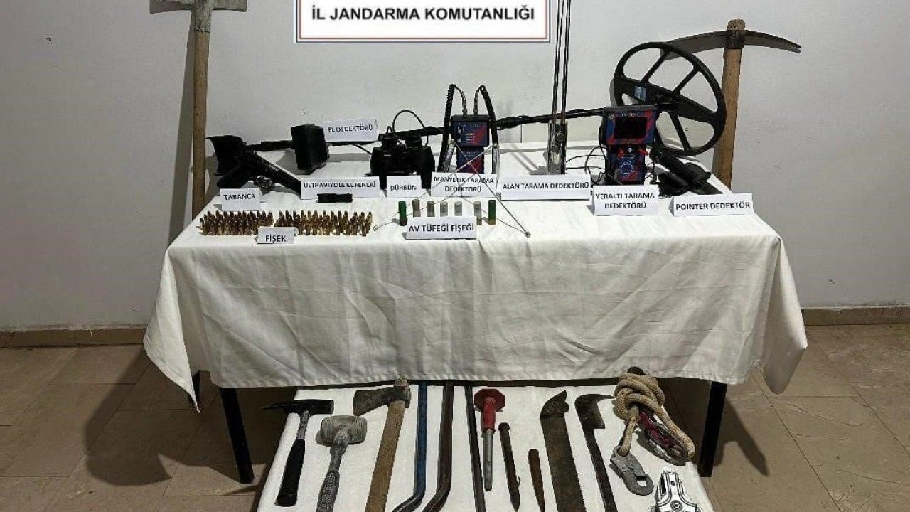Erzurum’da Kaçak Kazı Operasyonu: 5 Şüpheli Yakalandı