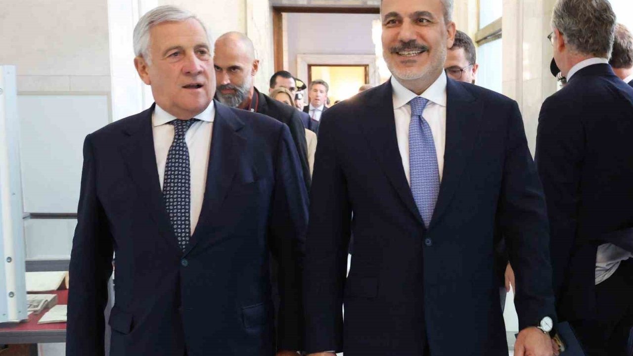 Bakan Fidan, İtalya Dışişleri Bakanı Tajani ile Görüştü
