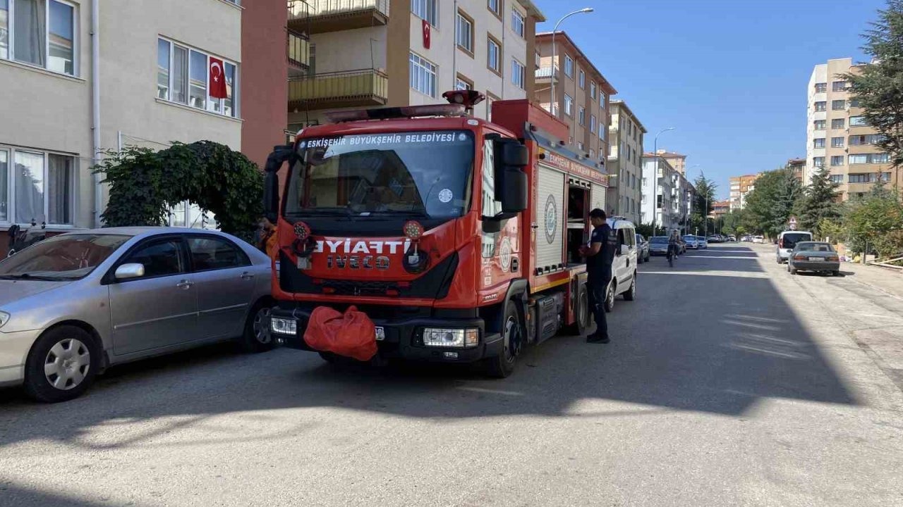 Eskişehir’de Balkonda Piknik Tüpü Yangını