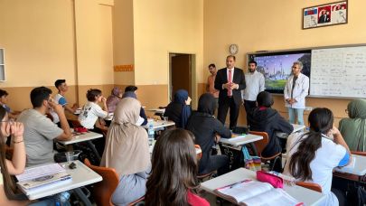 Milli Eğitim Müdürü Aziz Gün’den Şehit Emin Güner İmam Hatip Okuluna Ziyaret