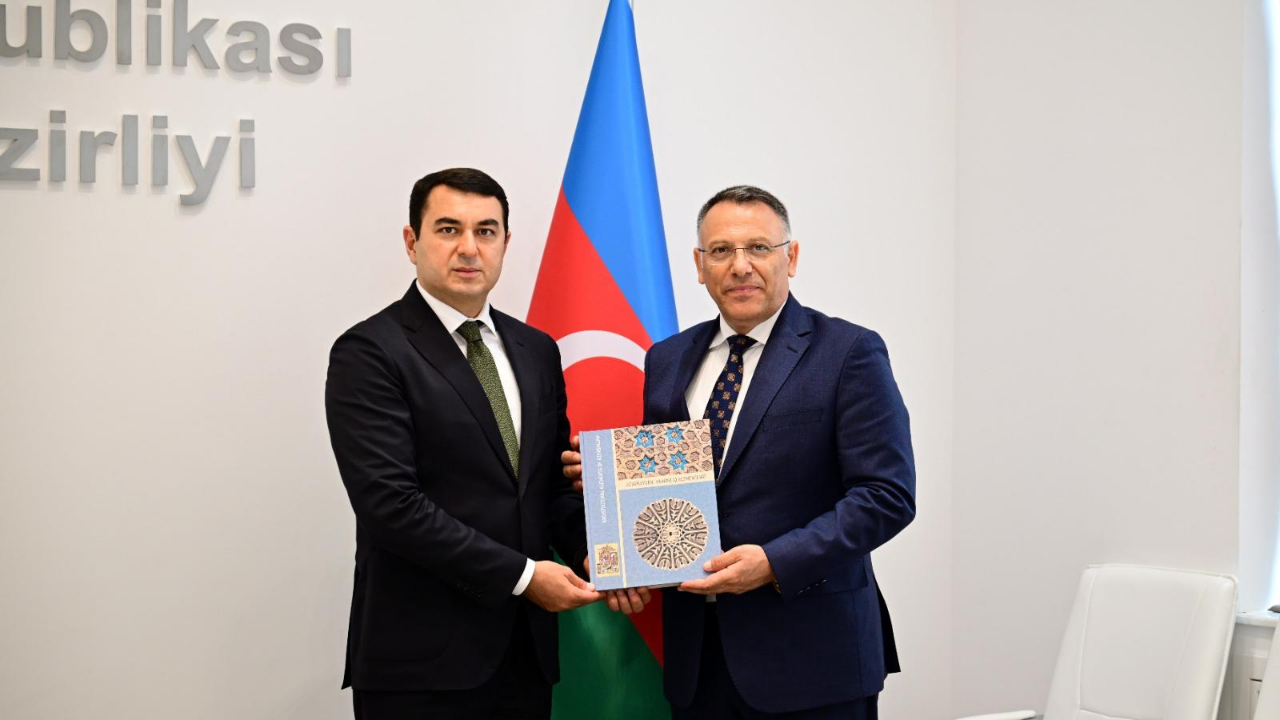 Rektör Gürel’den Azerbaycan Kültür Bakanı Kerimli’ye Ziyaret