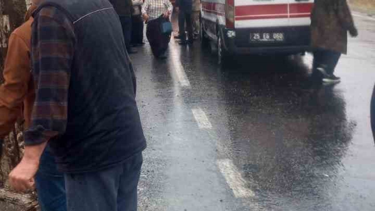 Erzurum&#039;da Yürek Burkan Kaza: Koyun Yüklü TIR Devrildi, Yaralılar Var