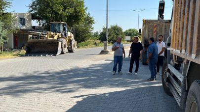 Melekli Beldesinde Yol Çalışmaları Başladı
