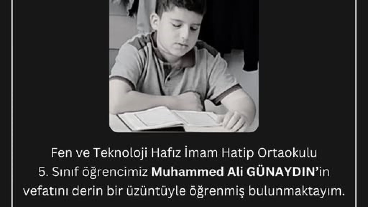 Düzce’de 5. Sınıf Öğrencisi Hayatını Kaybetti