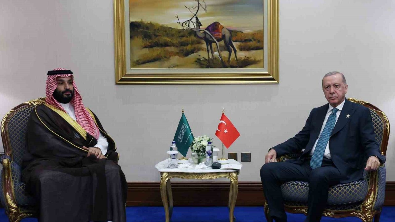 Cumhurbaşkanı Erdoğan, Suudi Arabistan Veliaht Prensi ile Görüştü