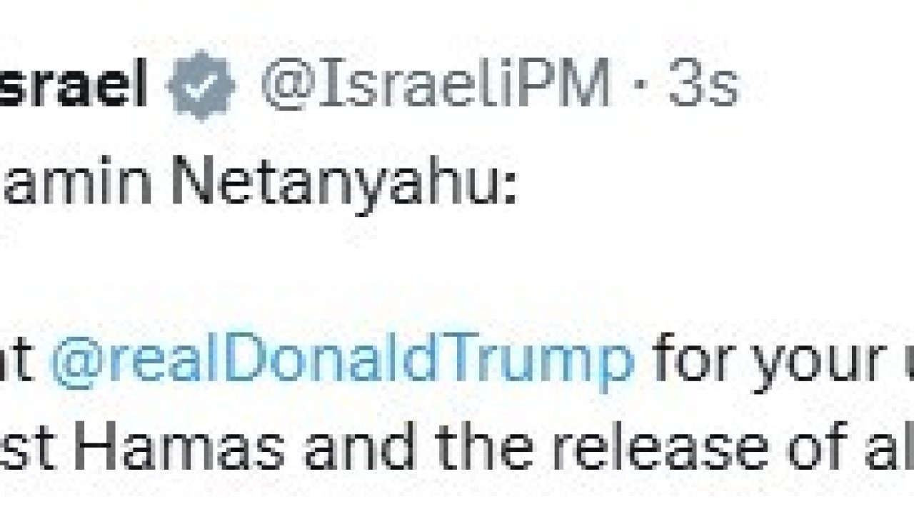 Donald Trump'tan Hamas'a "Canlı Kalkan" Uyarısı