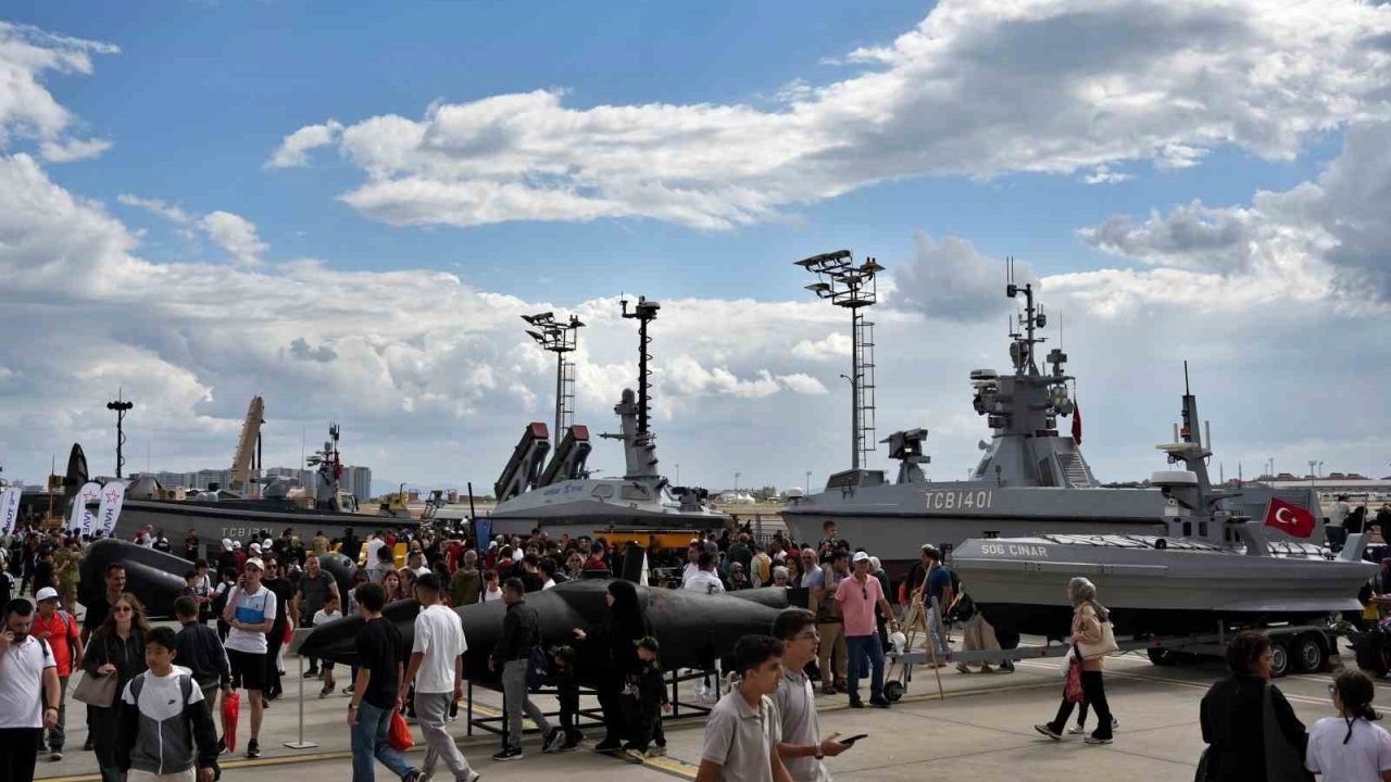 Türkiye’nin insansız deniz araçları Teknofest’te