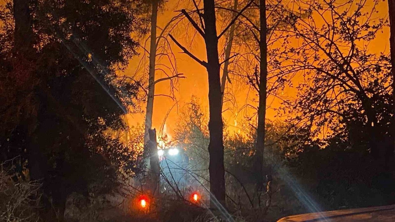 Antalya Aksu’da Orman Yangını: Ekiplerin Müdahalesi Sürüyor
