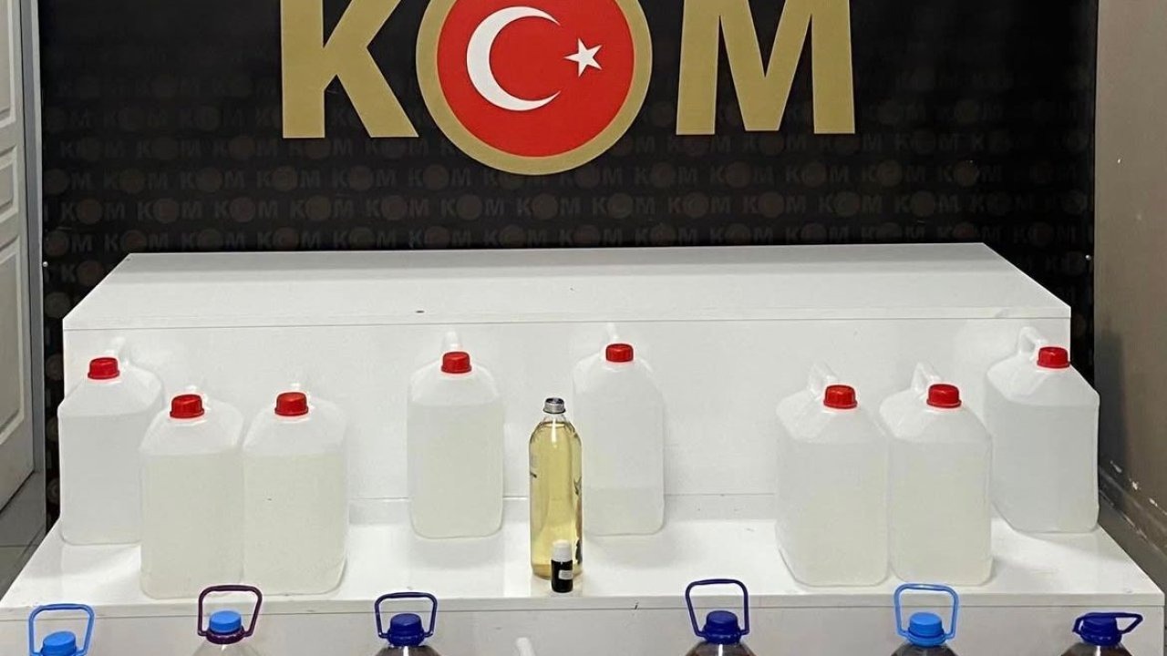 Isparta&#039;da Sahte Alkol Operasyonu: 69,25 Litre Kaçak Alkol Ele Geçirildi