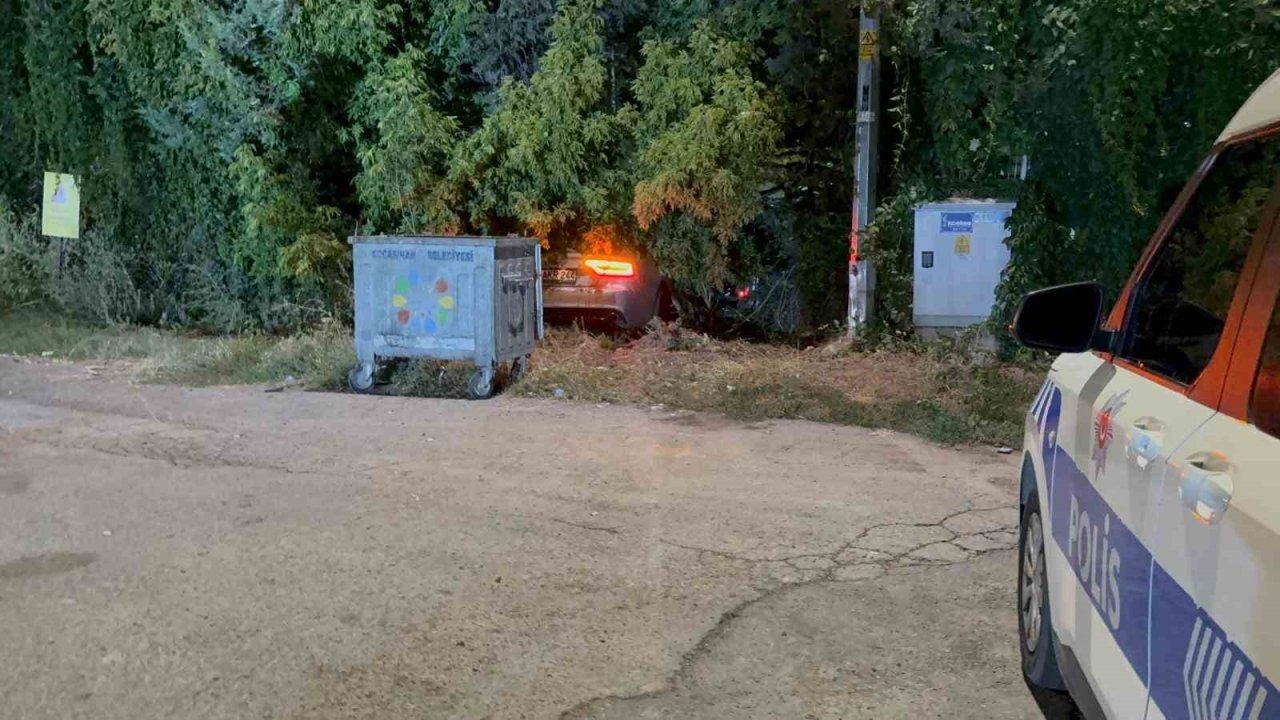 Kayseri’de Polisten Kaçan Alkollü Sürücü Fidanlığa Daldı