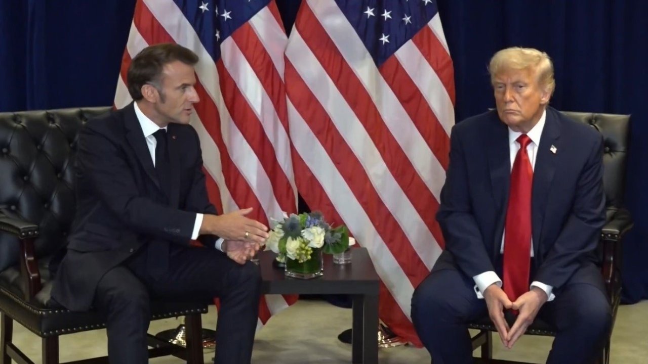 Macron ve Trump Arasında Filistin Anlaşmazlığı