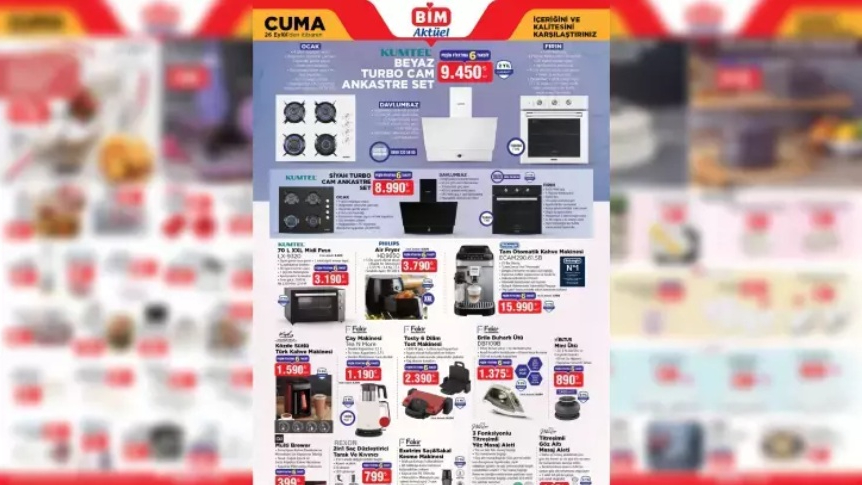 BİM 26 Eylül 2025 Aktüel Kataloğu: Kahve Makinesi, Ankastre Set ve LEGO Fırsatları Raflarda!