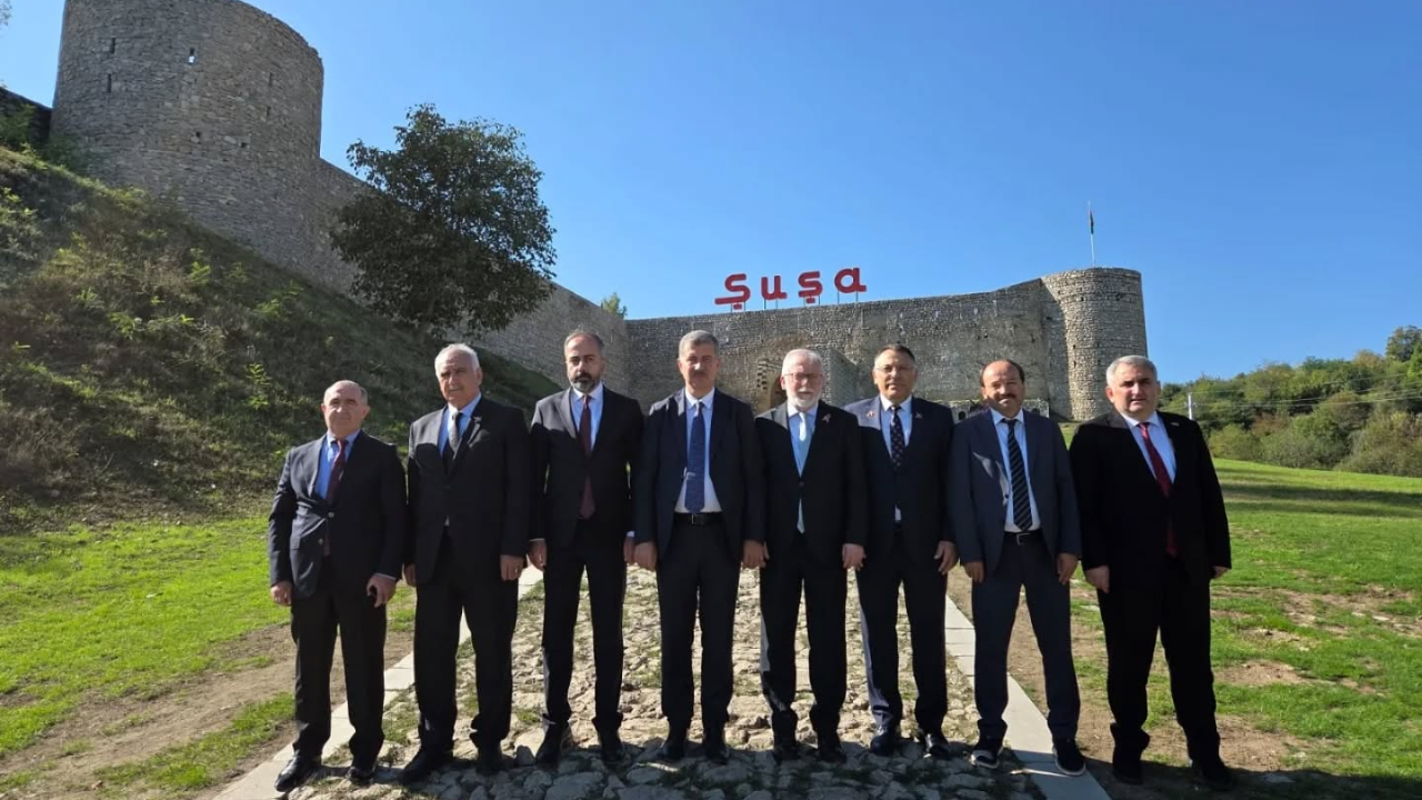 Rektör Gürel Başkanlığındaki Üniversite Rektörleri Şuşa’da Önemli Temaslarda Bulundu