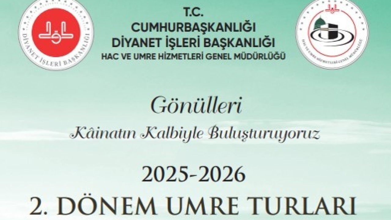 Diyanet’ten Erzurum Çıkışlı Umre Programları Açıklandı: 7 Günden 25 Güne Kadar Farklı Seçenekler