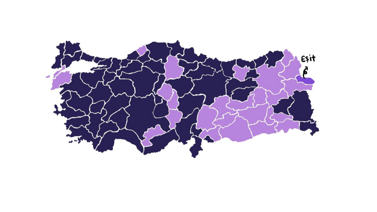81 İl İçerisinde Sadece Iğdır’da Sayıları Eşit!