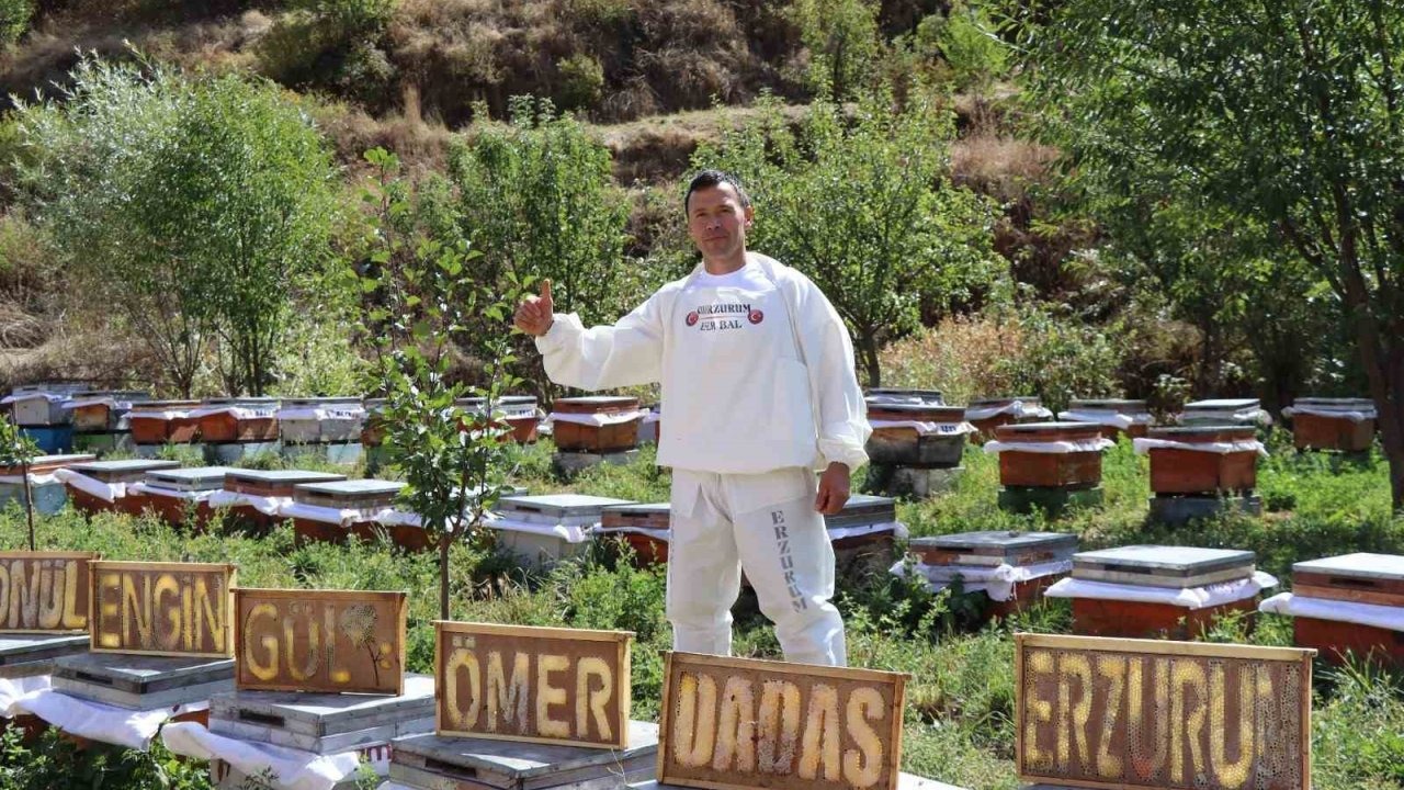 Okuma Yazma Farkındalığı İçin Sıra Dışı Yöntem: Şenkayalı Üretici, Arılarına Yazı Yazmayı Öğrettiğini İddia Etti