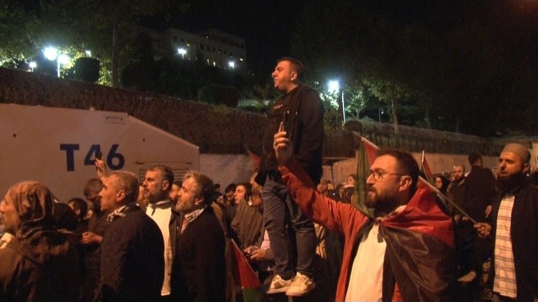 Gazze'ye İnsani Yardım Taşıyan Sumud Filosu'na İsrail Saldırısı Protesto Edildi