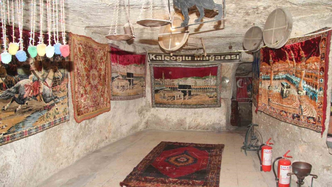 Gaziantep’in Tarihi Mağarası, Antika Halılarla Zamanda Yolculuk Sunuyor