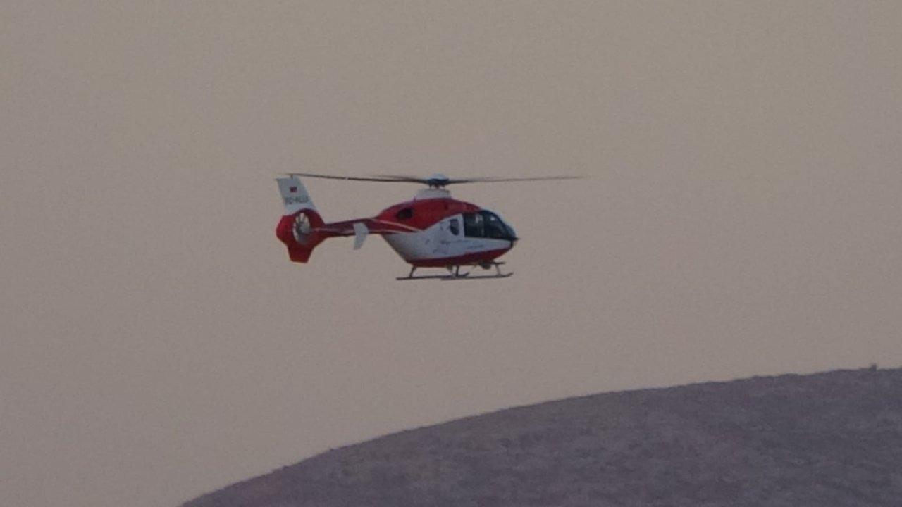 470 Gramlık Prematüre Bebek Erciş’ten Van’a Helikopter Ambulansla Sevk Edildi