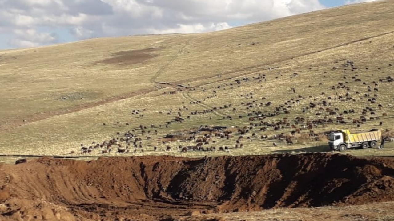 Asma Köyü Yaylasında 15 Bin Hayvanın Su İhtiyacını Karşılayacak Yeni Göletler Yapıldı