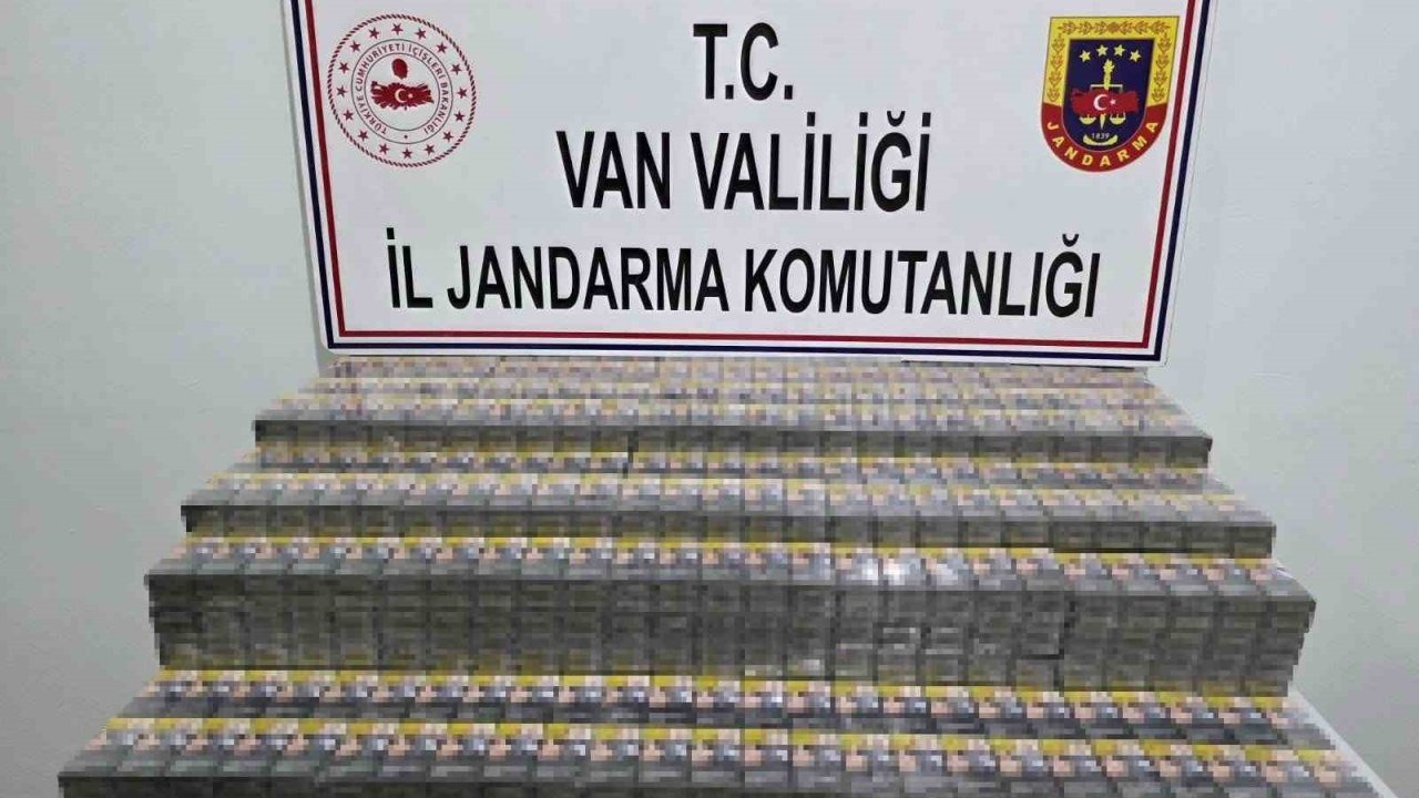 Başkale’de Jandarma Operasyonu: 2 Bin 470 Paket Kaçak Sigara Ele Geçirildi