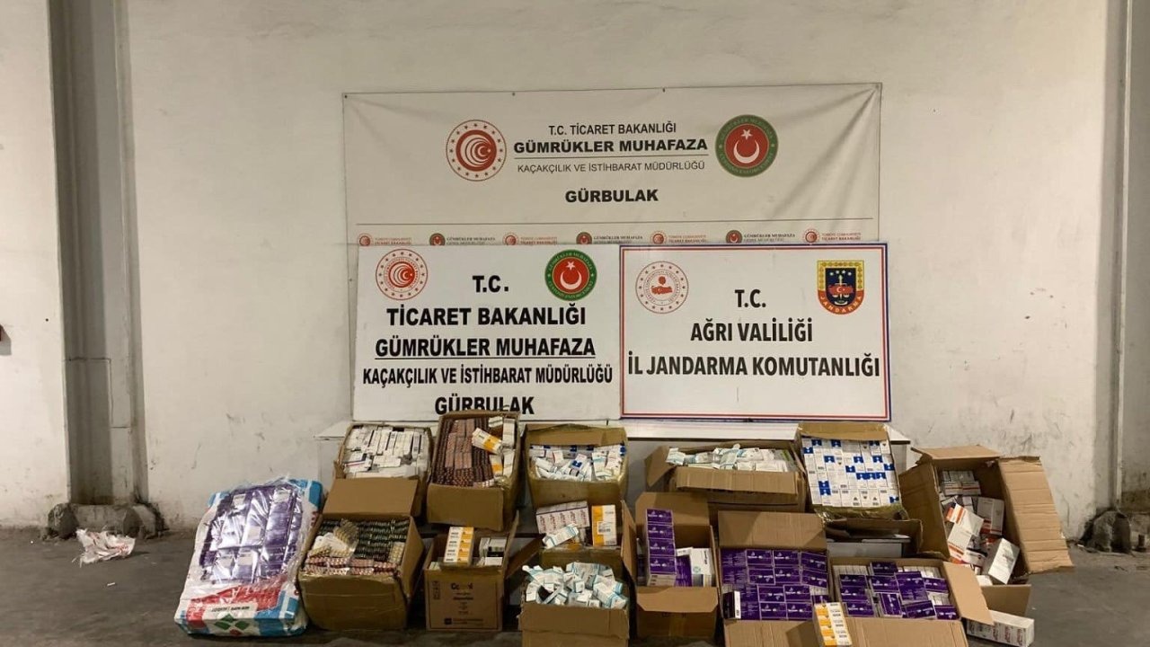 Doğubayazıt’ta Tırda Kaçak İlaç ve Tıbbi Malzeme Ele Geçirildi