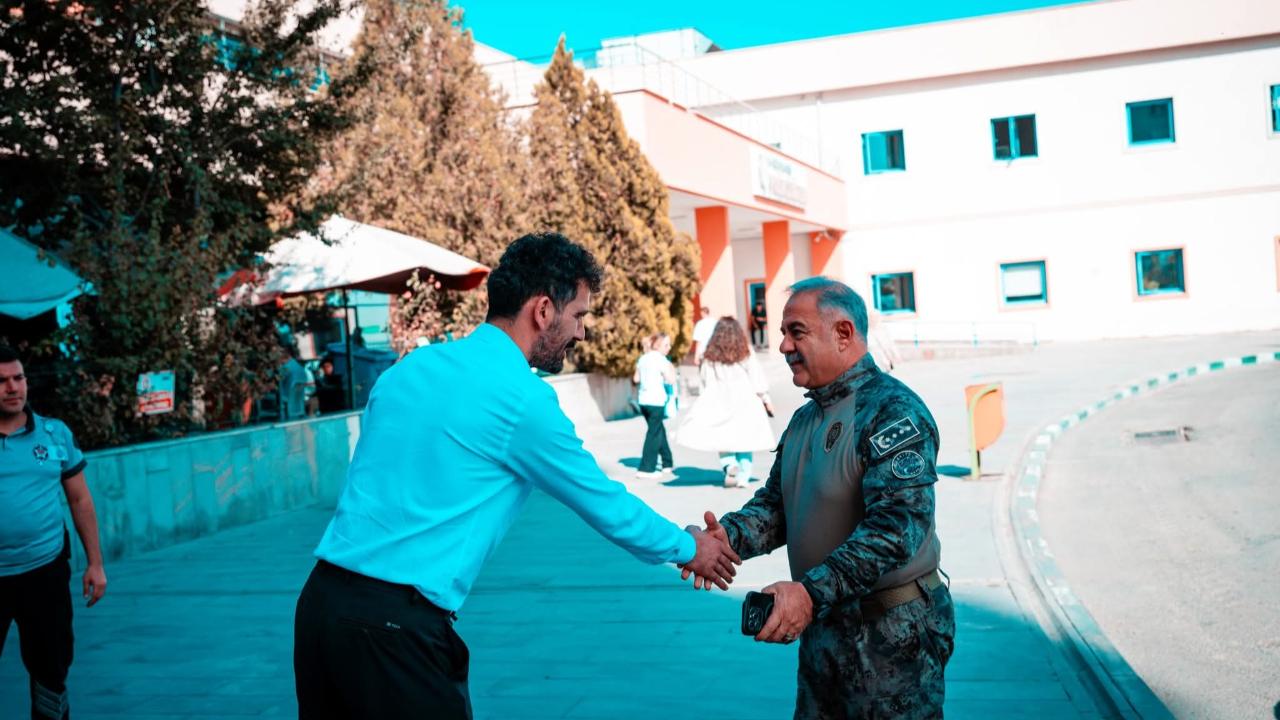 Emniyet Müdürü Turgay’dan Başhekim Koçak’a Ziyaret