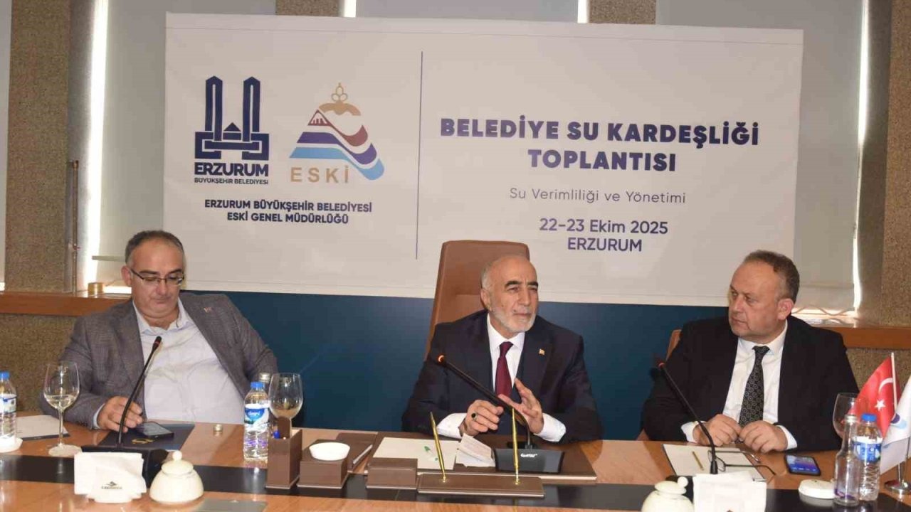 Erzurum, "Belediye Su Kardeşliği Toplantısı"na Ev Sahipliği Yaptı: Su Yönetimi İçin Ortak Stratejiler Belirlendi