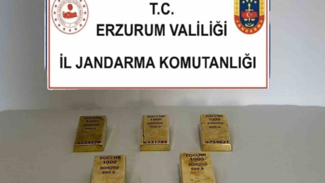 Erzurum Horasan’da Kaçakçılık Operasyonu: 5 Kilo Külçe Altın Ele Geçirildi