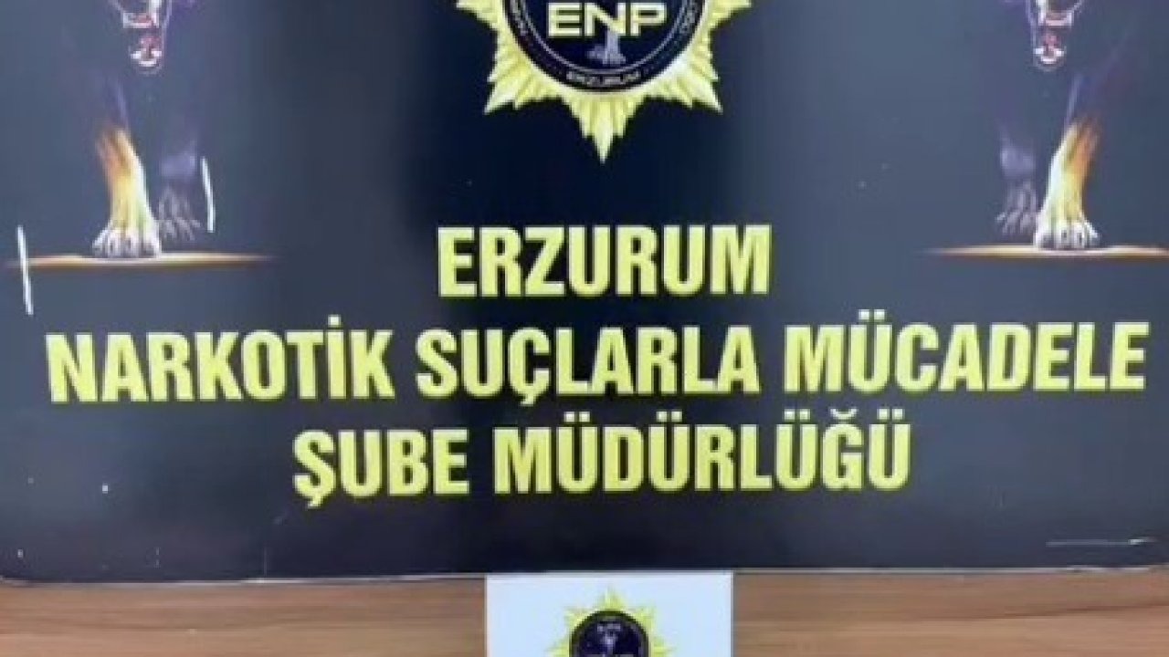 Erzurum Polisi Uyuşturucuya Geçit Vermiyor: 1 Haftada 13 Operasyon