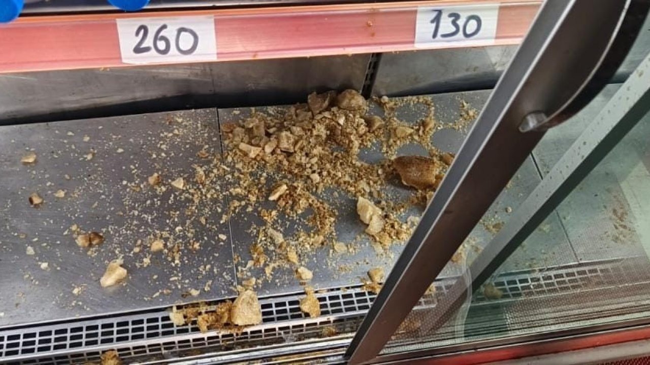 Erzurum’da İşletmede Korku Dolu Anlar: Dolaptaki Şişe Namaz Sırasında Patladı