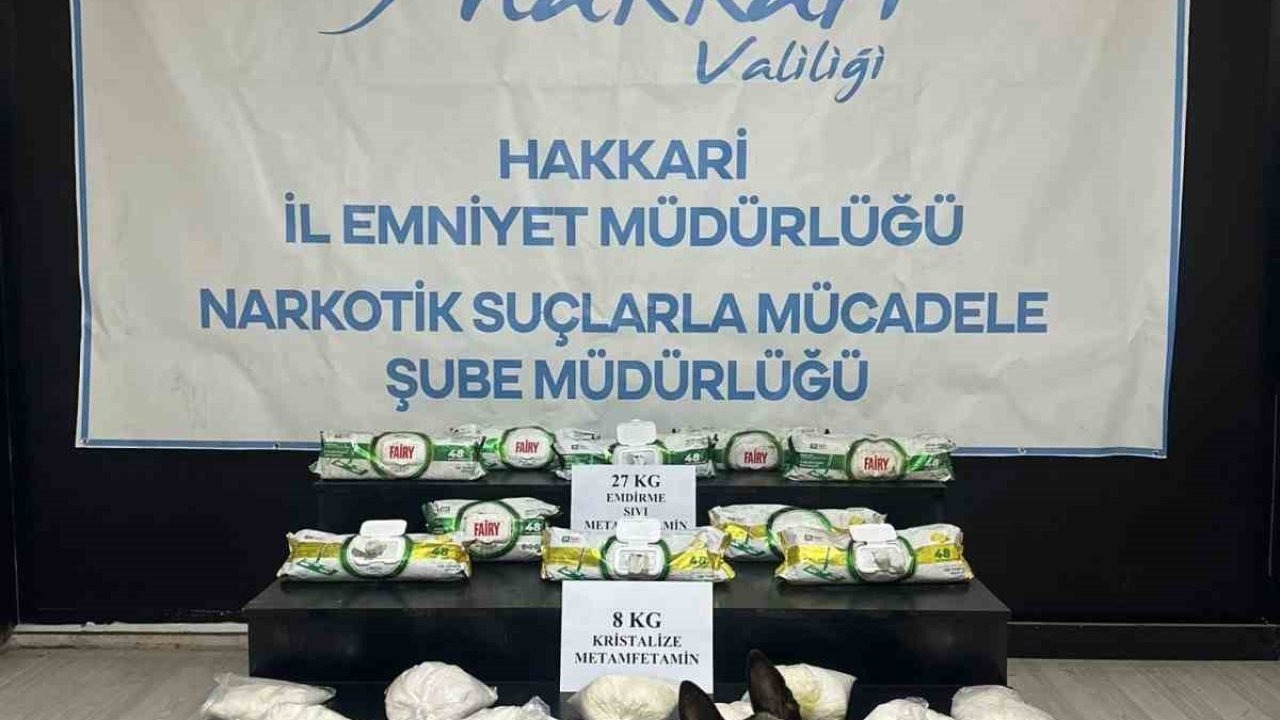 Hakkari’de Uyuşturucu Operasyonu: 43,1 Kilogram Madde Ele Geçirildi