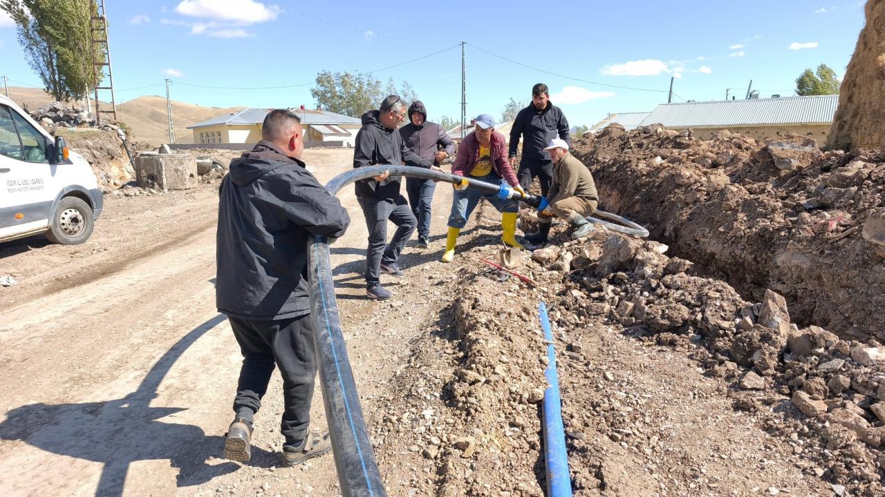 Iğdır Köylerinde İçme Suyu Çalışmaları Devam Ediyor