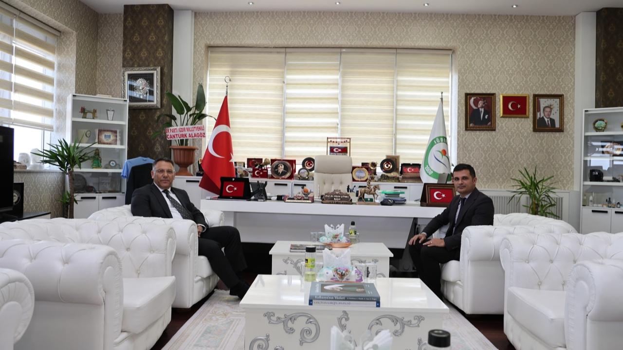 Iğdır TMO Müdürü Nihat Atalar'dan Rektör Gürel'e Ziyaret