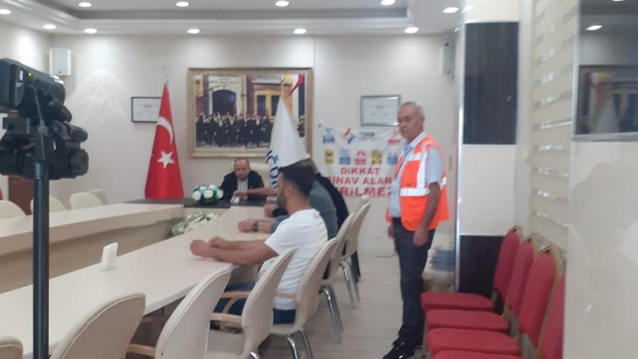 Iğdır TSO’da Mesleki Yeterlilik Sınavı Gerçekleştirildi