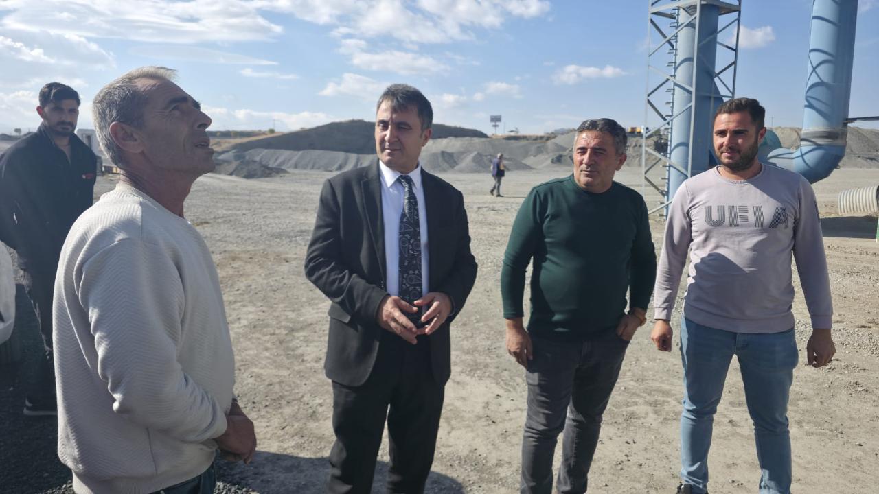 İl Özel İdaresi Genel Sekreteri Çarman, Asfalt Çalışmalarını Yerinde İnceledi