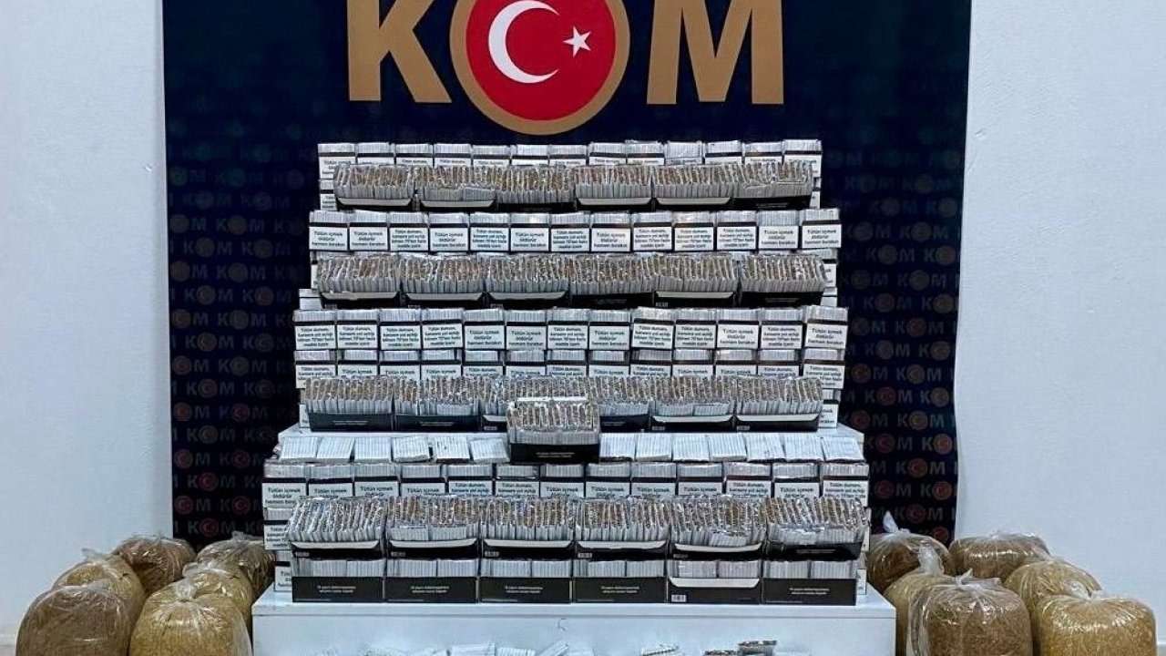 Kars’ta Kaçakçılık Operasyonu: 80 Bin Doldurulmuş Makaron ve 60 Kilo Tütün Ele Geçirildi