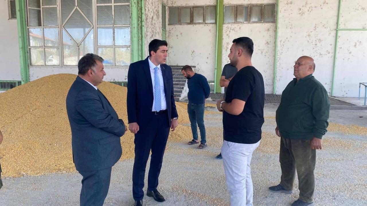 Kaymakam Erdoğan’dan Dane Mısır Alımı Yapan İşletmelere Ziyaret