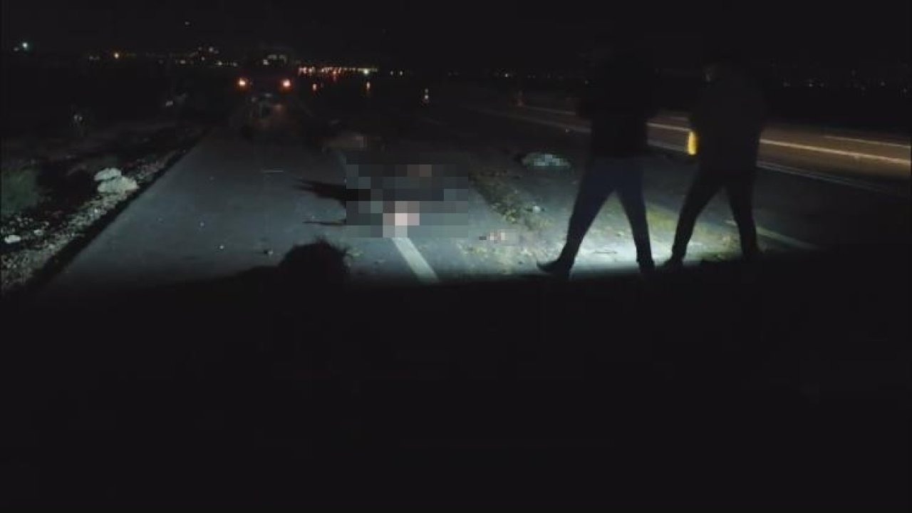 ola Çıkan Sürüye Tır ve Araç Çarptı, 37 Hayvan Telef Oldu