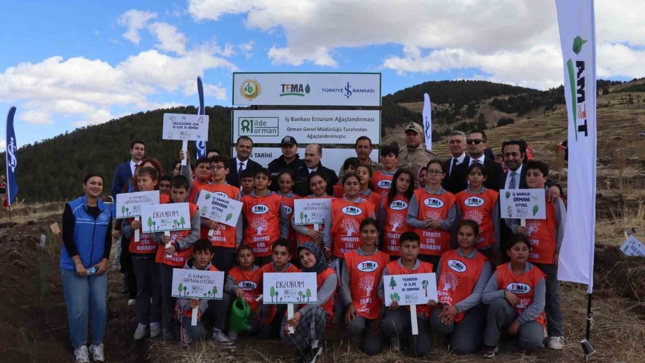 Oltu’da 5 bin fidan toprakla buluştu