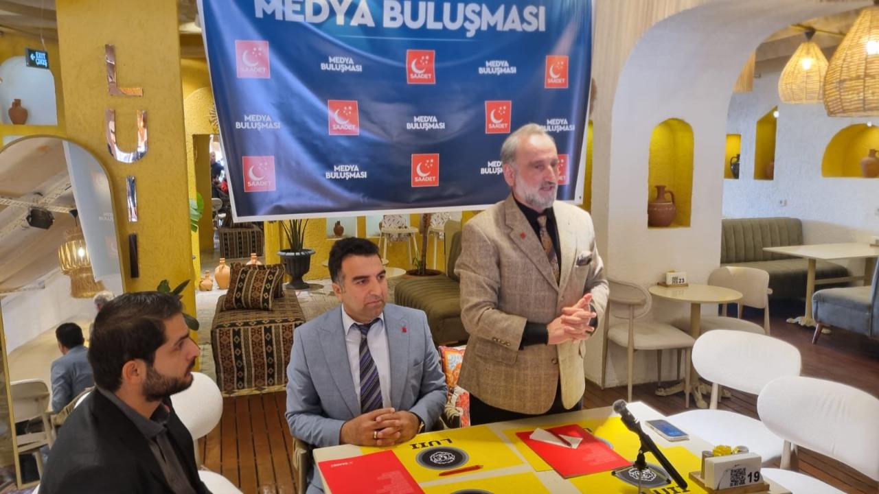 Saadet Partisi Iğdır İl Başkanlığı&#039;ndan Basın Mensuplarına Kahvaltı Programı