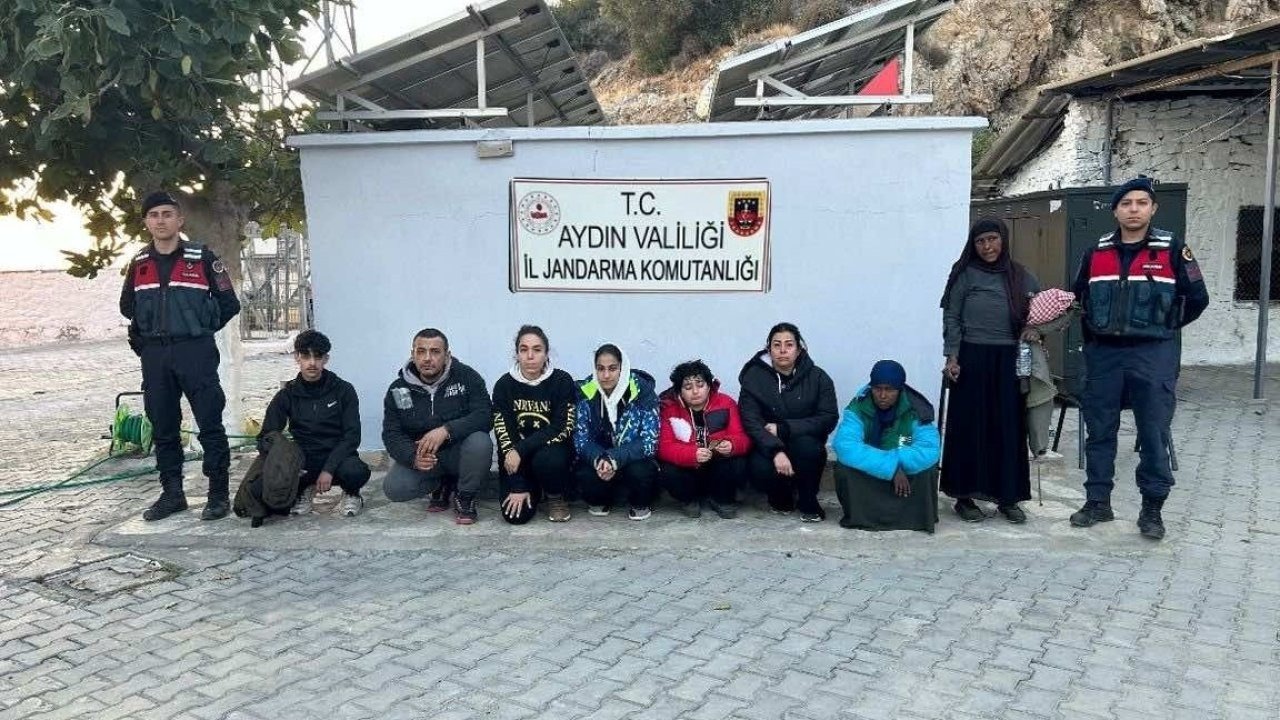 Söke’de Yasadışı Yollarla Ülkeye Giren 8 Düzensiz Göçmen Yakalandı