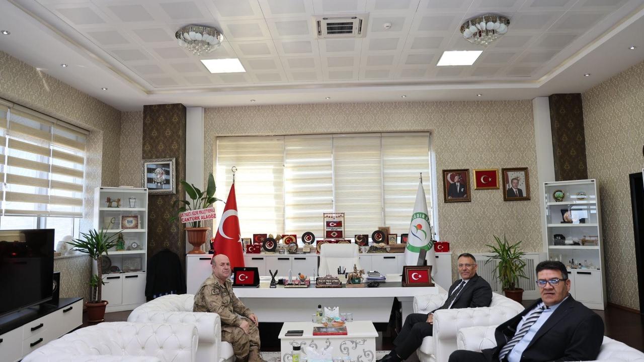 Tuğgeneral Zafer Özden’den Rektör Gürel’e Ziyaret