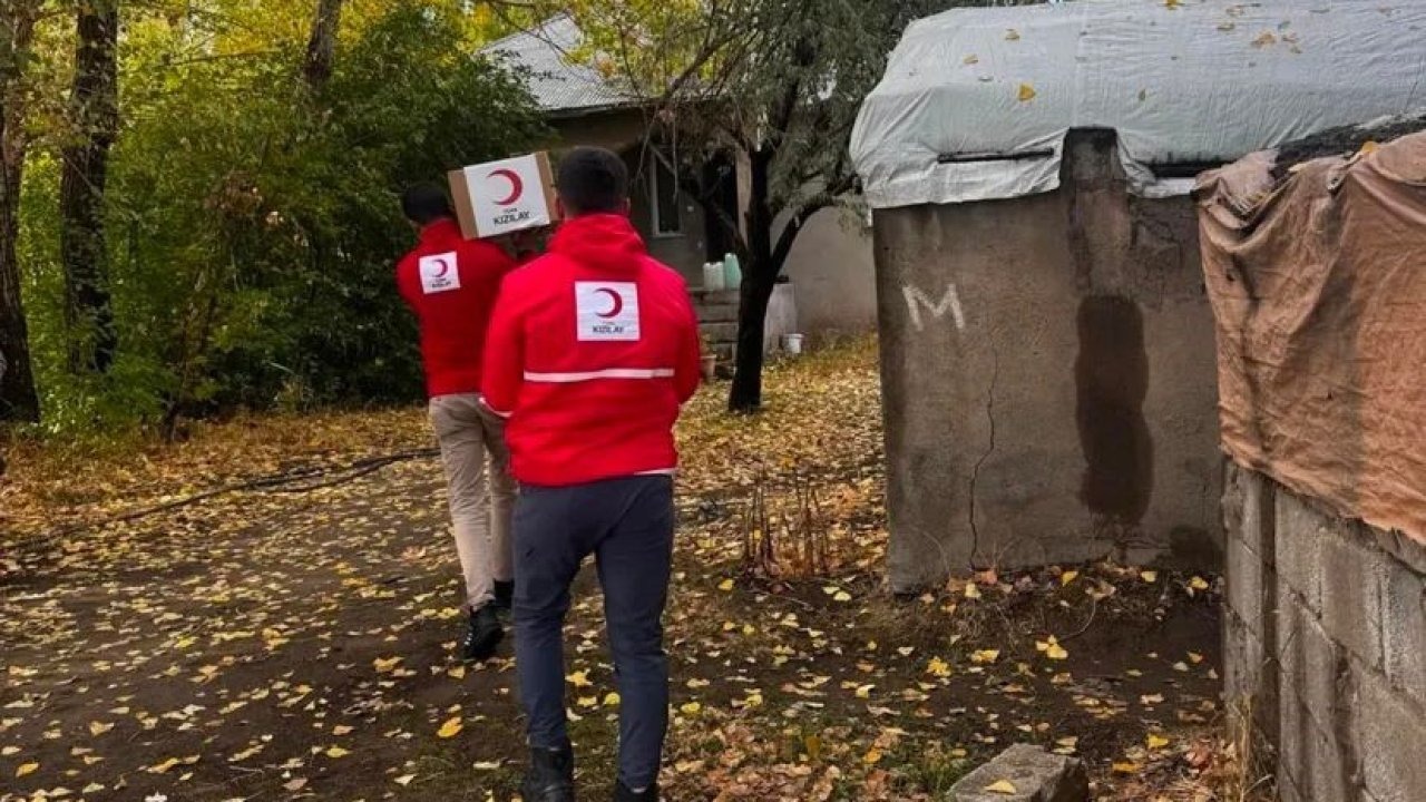 Türk Kızılay’dan Patnos’ta Yalnız Yaşayanlara Destek Eli