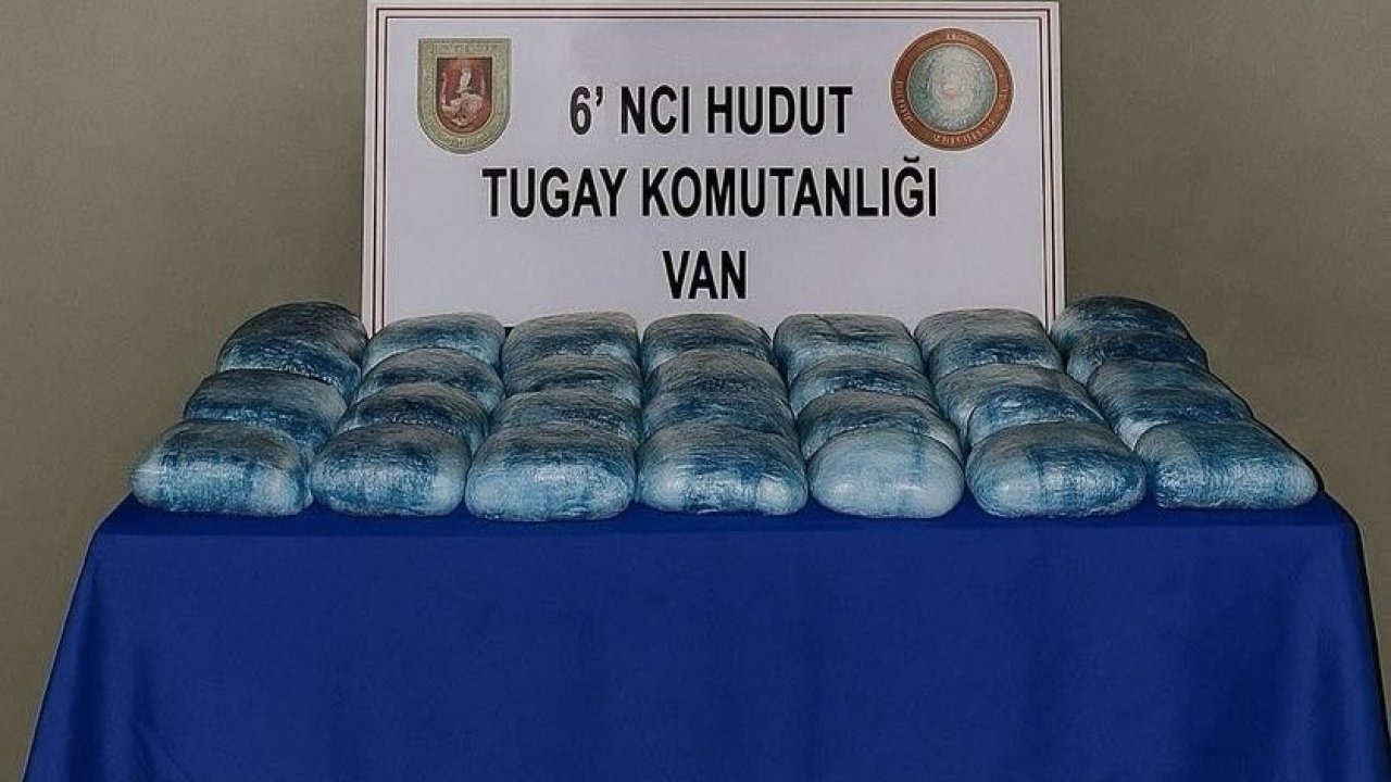 Van Sınırında Büyük Uyuşturucu Yakalaması: 31 Kilo 120 Gram Madde Ele Geçirildi
