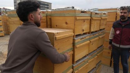 Doğunun en çok bal üretilen ikinci ili olan Bingöl’de arıcılara 435 organik kovan dağıtıldı