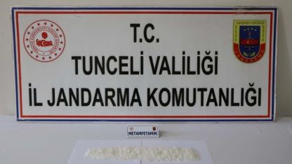 Tunceli'de Uyuşturucu Operasyonu: 3 Bin İçimlik Metanfetamin Ele Geçirildi