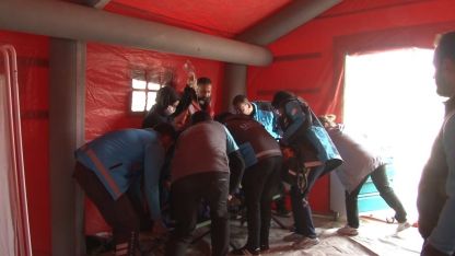 Kars’ta HAP Tatbikatı Gerçeği Aratmadı: Yaralı Yakınları İle Güvenlik Güçlerinin Mücadelesi Nefes Kesti